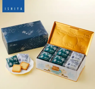 ISHIYA Shiroi Koibito Langue de chat Cookies (White Chocolate: 36 pcs/Dark Chocolate: 18 pcs)