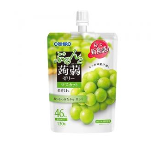 ORIHIRO Purunto 0-Calorie Konjac Jelly (Muscat Grape Flavor)