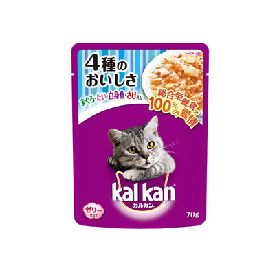 KAL KAN 猫粮混合物（金枪鱼，红鲷鱼，白鱼，鲭鱼）