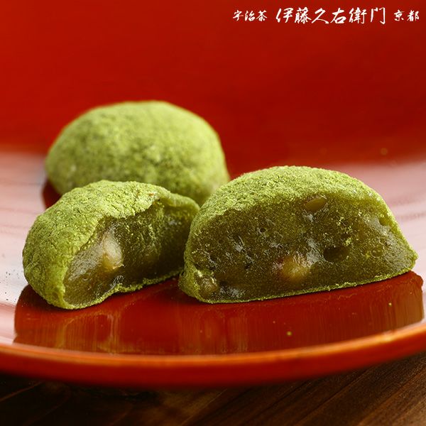 Itokyuemon Uji Komochi - Uji Matcha and Kinako Walnut Mochi