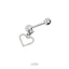 LUPIS Metal Charm Straight Barbell Body Piercing