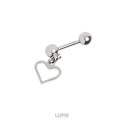 LUPIS Metal Charm Straight Barbell Body Piercing