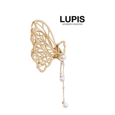 LUPIS Golden Assymetrical Butterfly Barrette