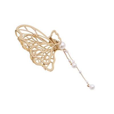 LUPIS Golden Assymetrical Butterfly Barrette