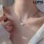 LUPIS 더블 레이어 버터플라이 네크리스