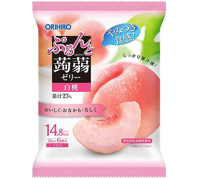 ORIHIRO Purunto Konjac Jelly (White Peach Flavor)