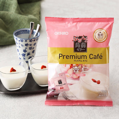 ORIHIRO Premium Cafe Almond Tofu Konjac Jelly