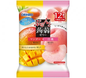 ORIHIRO Purunto Jelly (Mango & White Peach Flavor)