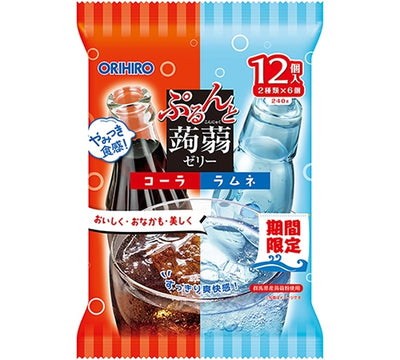 ORIHIRO Purunto Konjac Jelly (Cola & Ramune Flavor)