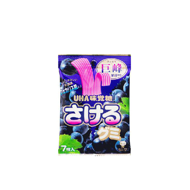 UHA Sakeru Gummy Candy (Grape Flavor)