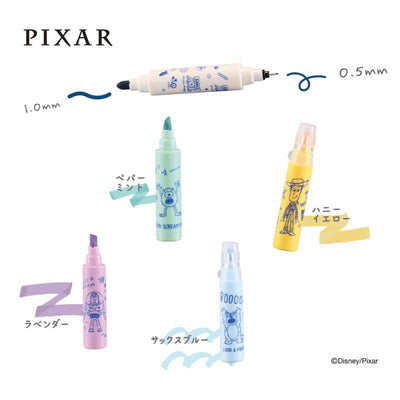 Disney Pixar And Barrel Set Multicolor Marker