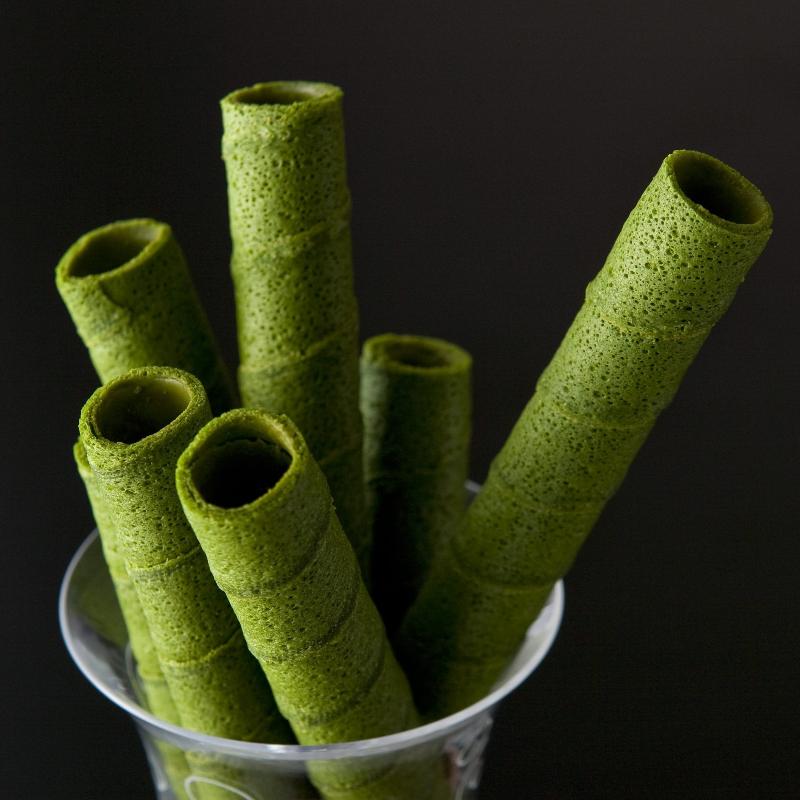 Cha no Wa Matcha Crispy Roll Cookies