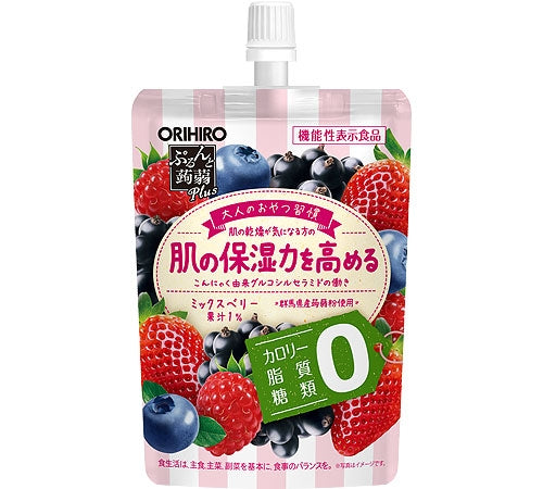 ORIHIRO Purunto Mixed Berry Konjac Jelly Plus