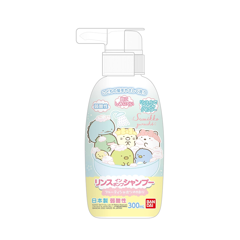 BANDAI Sumikko Gurashi 2-in-1 Shampoo and Conditioner