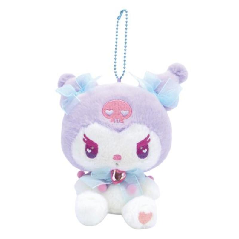 SANRIO Kuromi Twinprism 紫色毛绒钥匙扣