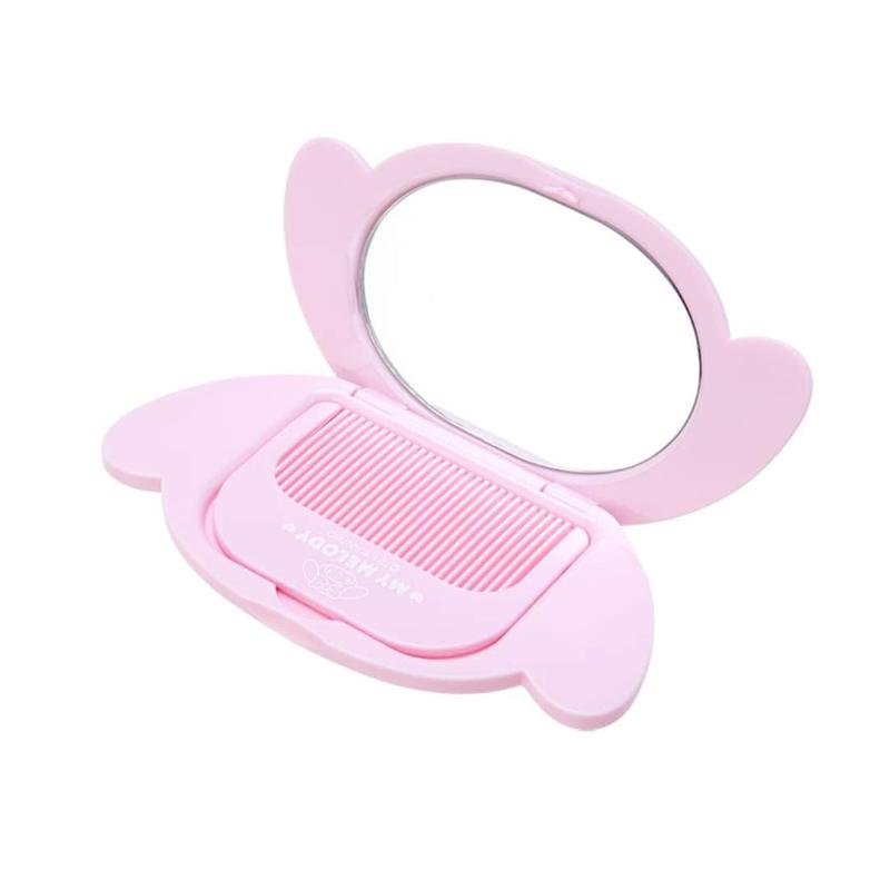 Sanrio Character Face Mirror & Comb Set