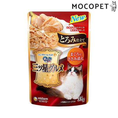 Unicharm Mocopet 三之星美食金枪鱼和鸡肉猫用