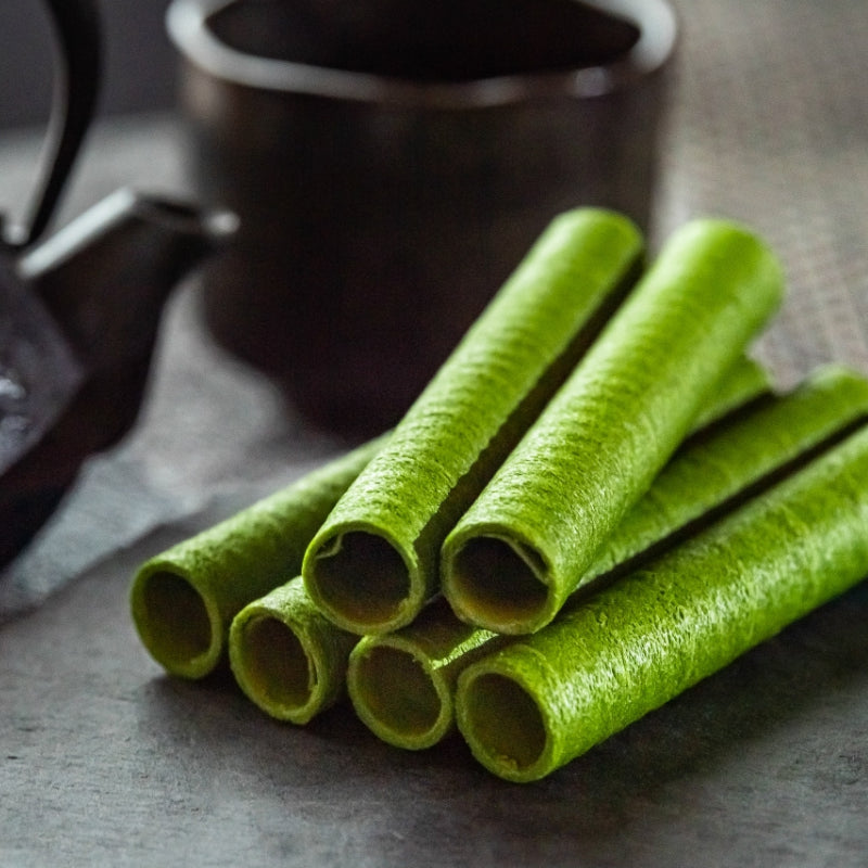 Cha no Wa Matcha Crispy Roll Cookies