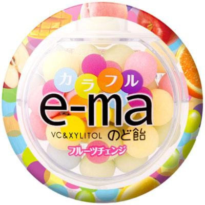 E-ma 喉糖容器 多彩水果变化