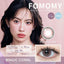 FOMOMY Daily Disposable 14.1 mm Diameter  Color Contact Lenses 10 pcs  Magic Coral