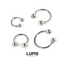 LUPIS 16G 실버 원형 바벨 바디 이어링