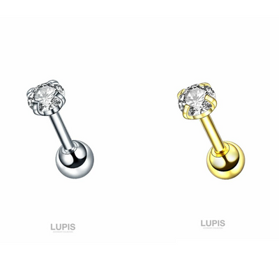LUPIS 16G Straight Barbell Piercing