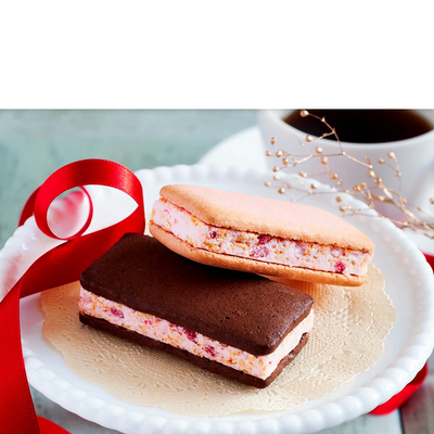 Hakata Fuubian Ichigo Kirara Strawberry Cream Sandwich Cookies