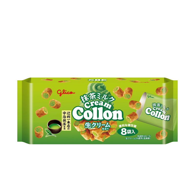 Glico Cream Collon (Matcha)