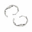 Lupis Twisted Petit Hoop Silver Earrings