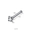 LUPIS 18G Color Stone Straight Nostril Body / Nose Pierce