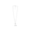 Lupis Double Cross Silver Necklace