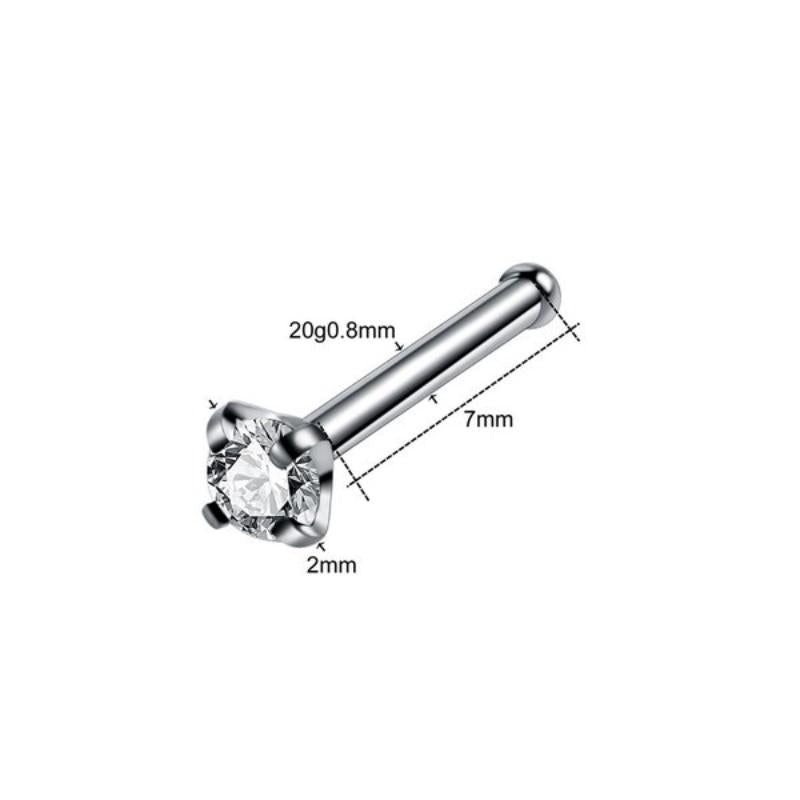 LUPIS Nose Stud Stone Piercing [20G]