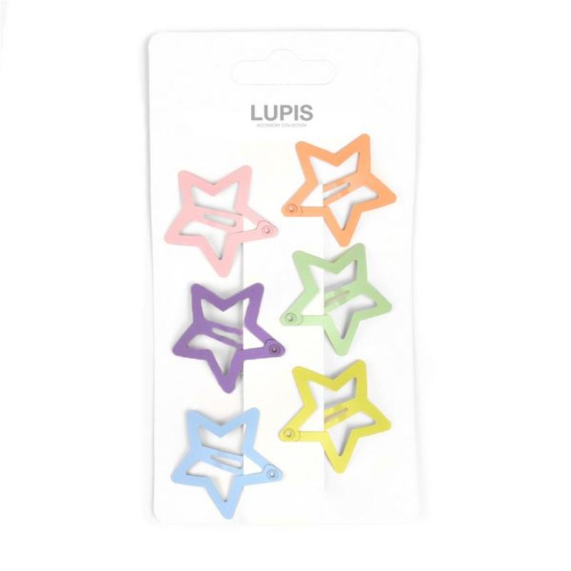 Star & Heart Snap Hair Pin Set