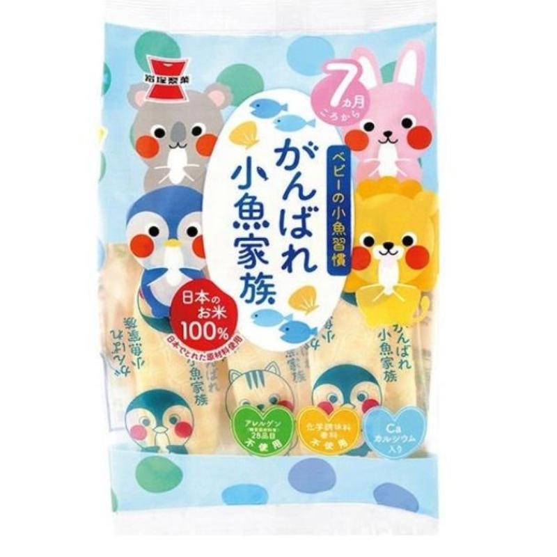 Iwatsuka Seika Ganbare Kozakana Kazoku Rice Crackers