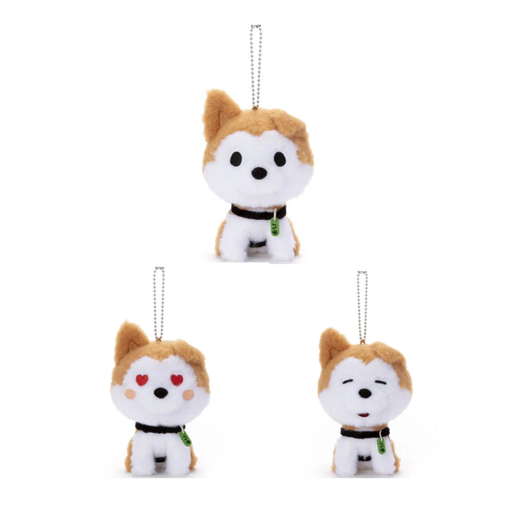 TAKARA TOMY Hachiko Plush Keychain