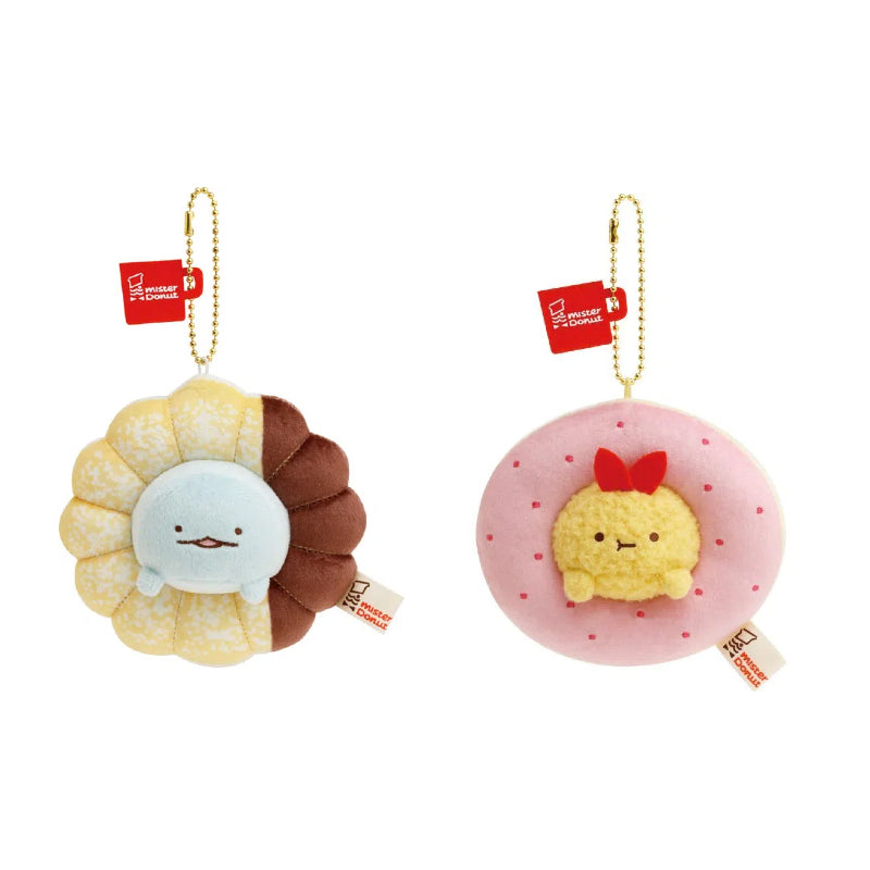 Sumiko Gurashi × Mr. Donut Angel French Donut Plush Keychain