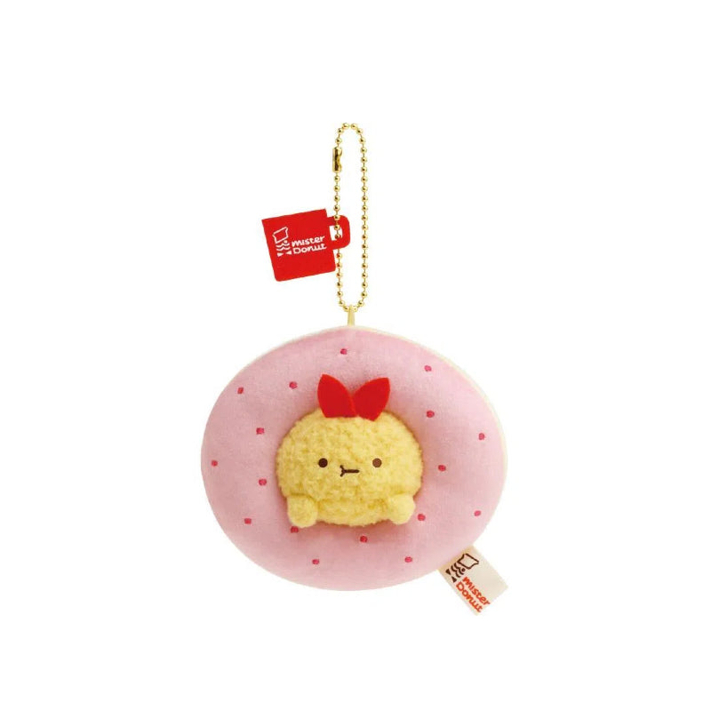 Sumiko Gurashi × Mr. Donut Angel French Donut Plush Keychain