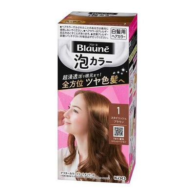 Kao Blaune Foam Color Gray Hair Color (Stylish Brown)