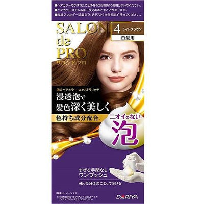 Dariya Salon de Pro 泡沫染发剂 极浓 4 浅棕色