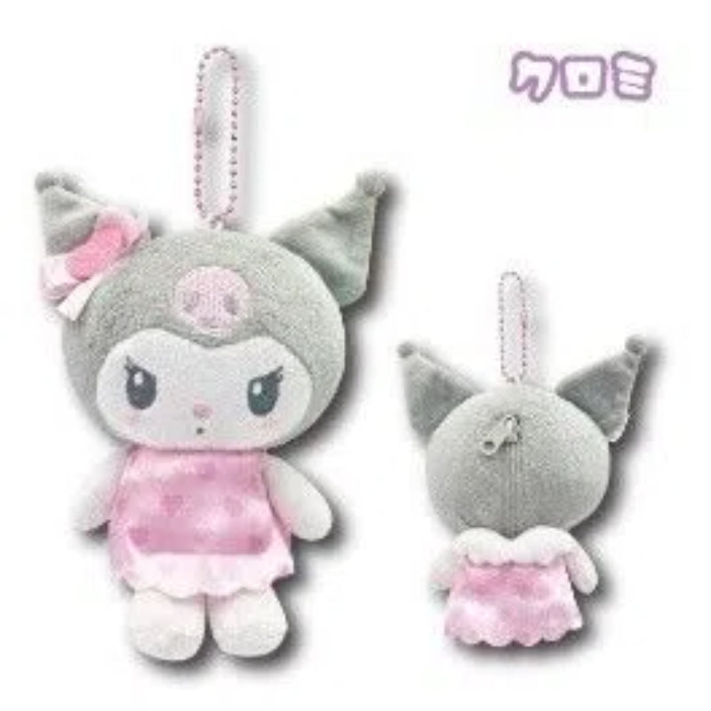 Sanrio Characters Mascot Pouch Angel Plush Keychain