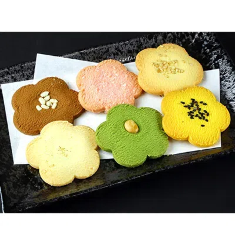 Maeda Seika Kyoto Rokka Six Flower Cookies