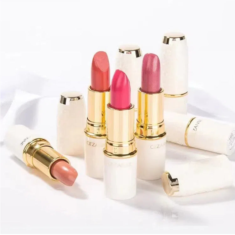 CEZANNE White Tube Long-lasting Moisturizing Lipstick