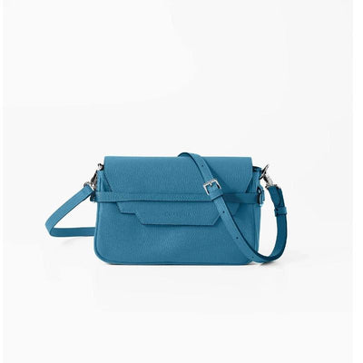 CHATONA In and Out - Mini Leather Bag (Dragee Blue)