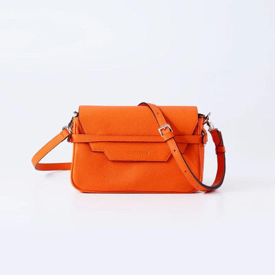 CHATONA In and Out - Mini Leather Bag (Fresh Orange)