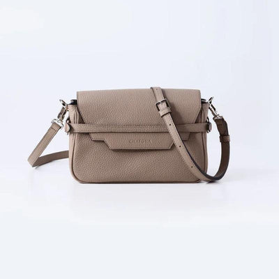 CHATONA In and Out - Mini Leather Bag (Tourterelle Beige)