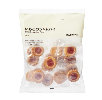 MUJI Strawberry Jam Pies