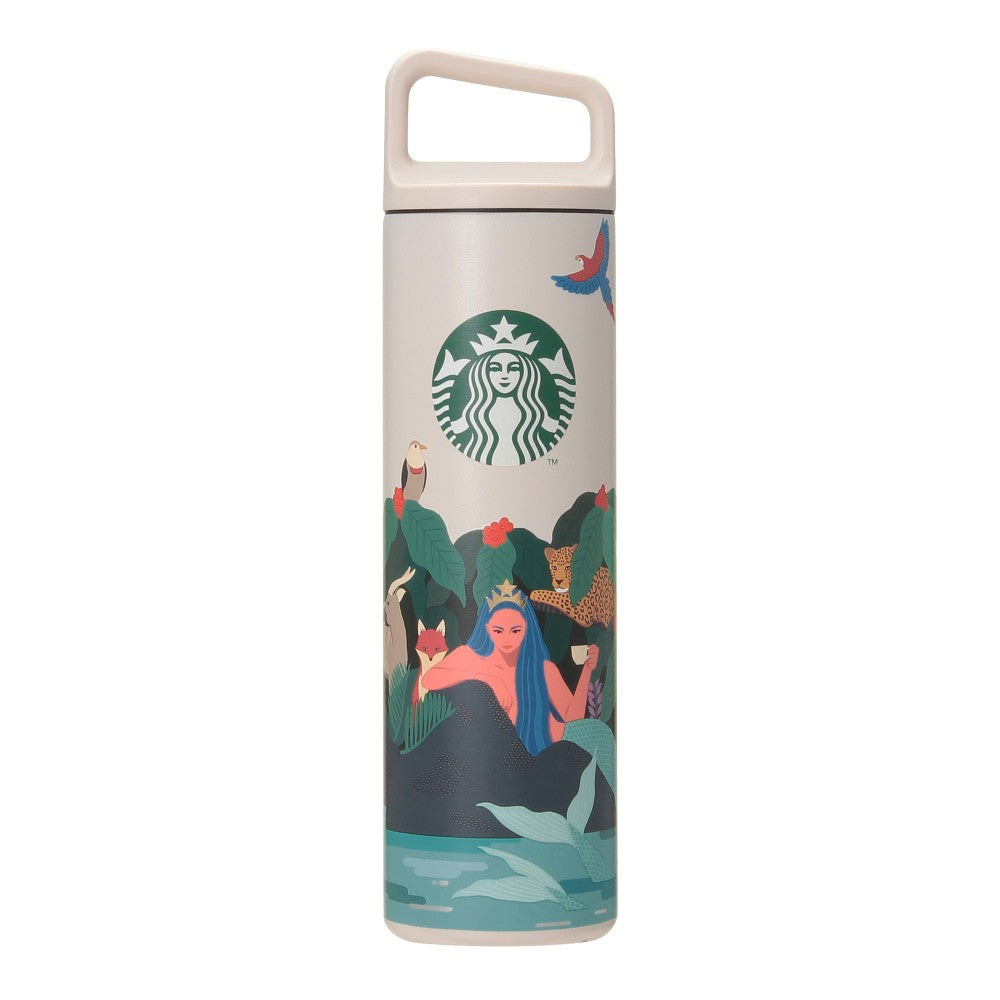 STARBUCKS Anniversary 2024 Handle Lid Stainless Steel Bottle