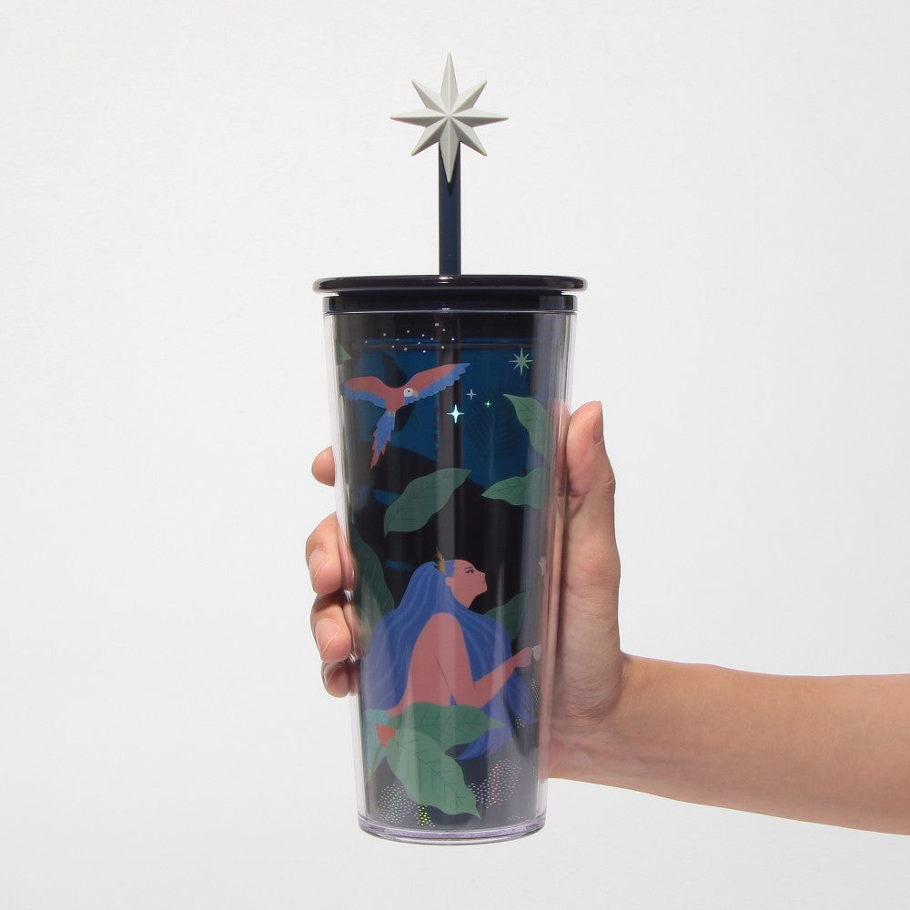 STARBUCKS Anniversary 2024 Navy Cold Cup Tumbler