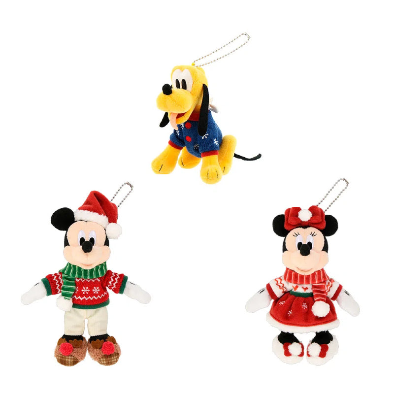 Disney Christmas Plush Keychain