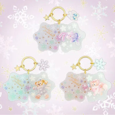 Disney Duffy & Friends Dancing Snowflakes Key Chain Set